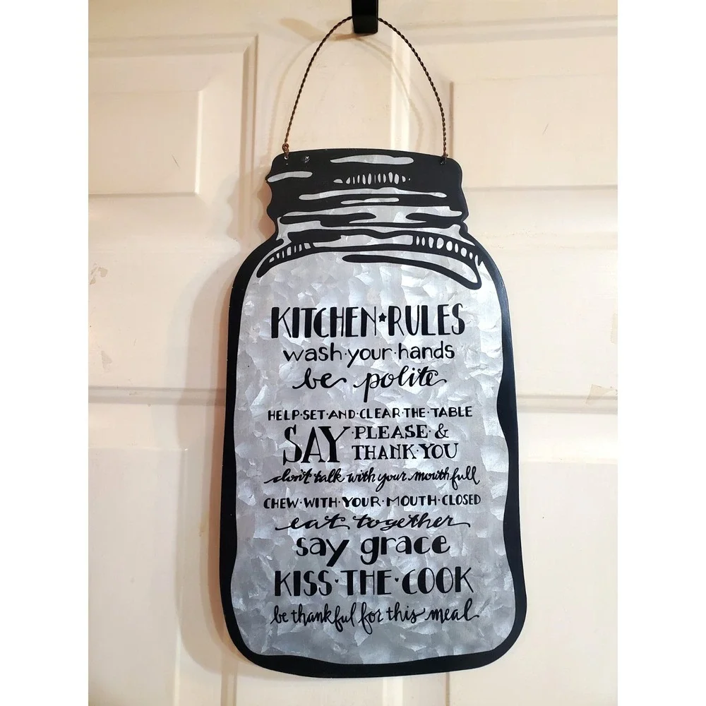 Metal Kitchen Rules Novelty 20